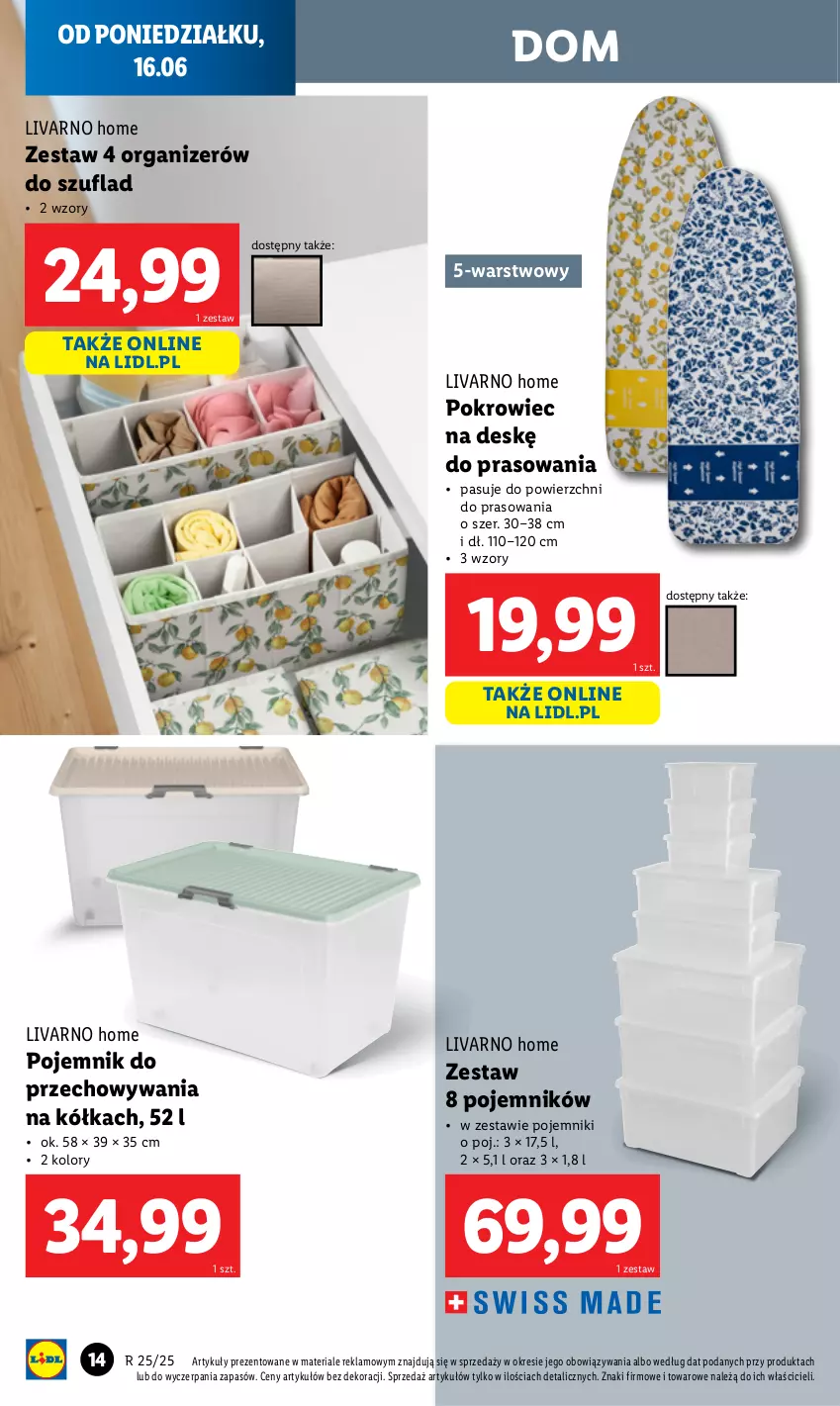 Gazetka promocyjna Lidl - GAZETKA - ważna 09.06 do 21.06.2025 - strona 18 - produkty: Ivar, Organizer, Pojemnik, Pojemnik do przechowywania, Pokrowiec, Pokrowiec na deskę