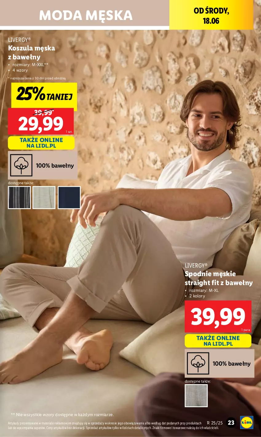 Gazetka promocyjna Lidl - GAZETKA - ważna 09.06 do 21.06.2025 - strona 27 - produkty: Kosz, Koszula, Moda, Spodnie