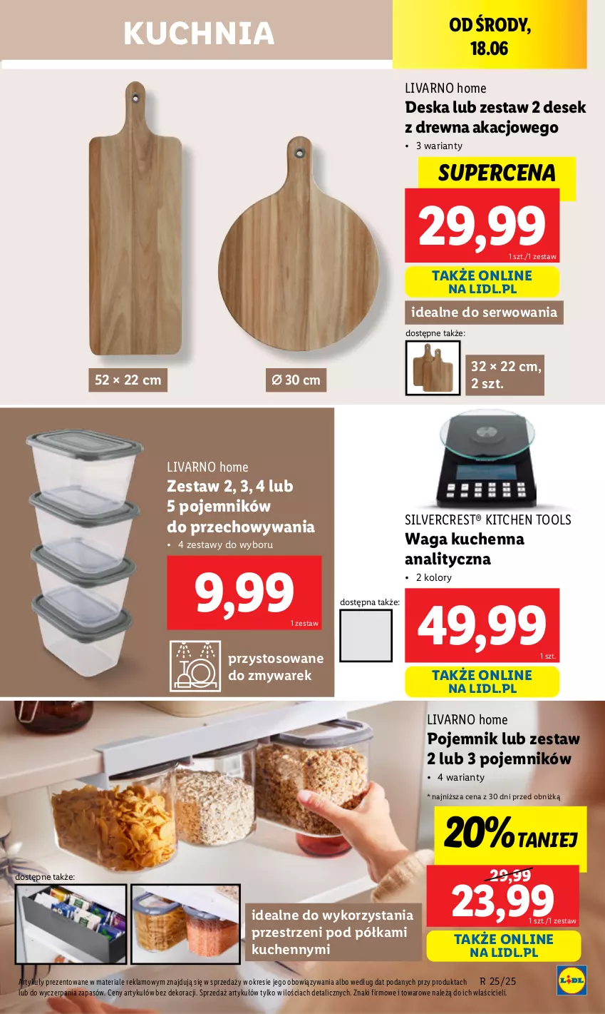 Gazetka promocyjna Lidl - GAZETKA - ważna 09.06 do 21.06.2025 - strona 35 - produkty: Ivar, Kuchnia, Pojemnik, Półka, Ser, Silvercrest, Waga