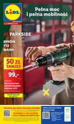 Gazetka promocyjna Lidl - GAZETKA - Gazetka - ważna od 21.06 do 21.06.2025 - strona 49 - produkty: Parkside, Por, Gra, Akumulatorowa wiertarkowkrętark, Portal, Wiertarkowkrętarka, Tarka, Laur, Wkręt, Mola, Wkrętarka, Mobil, Akumulator