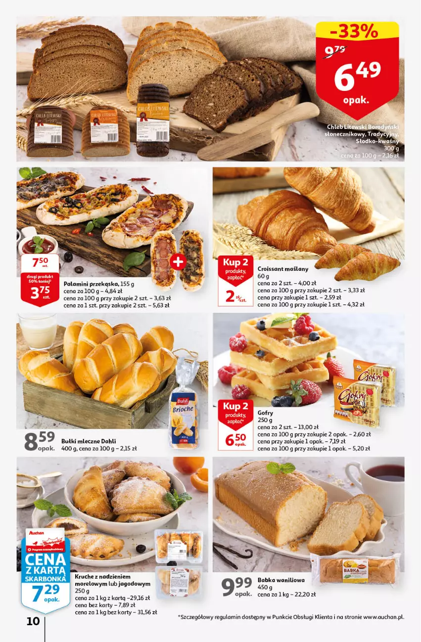 Gazetka promocyjna Auchan - Gazetka Koszyk Oszczędności Auchan Hipermarket - ważna 19.01 do 25.01.2023 - strona 10 - produkty: Croissant, Noż
