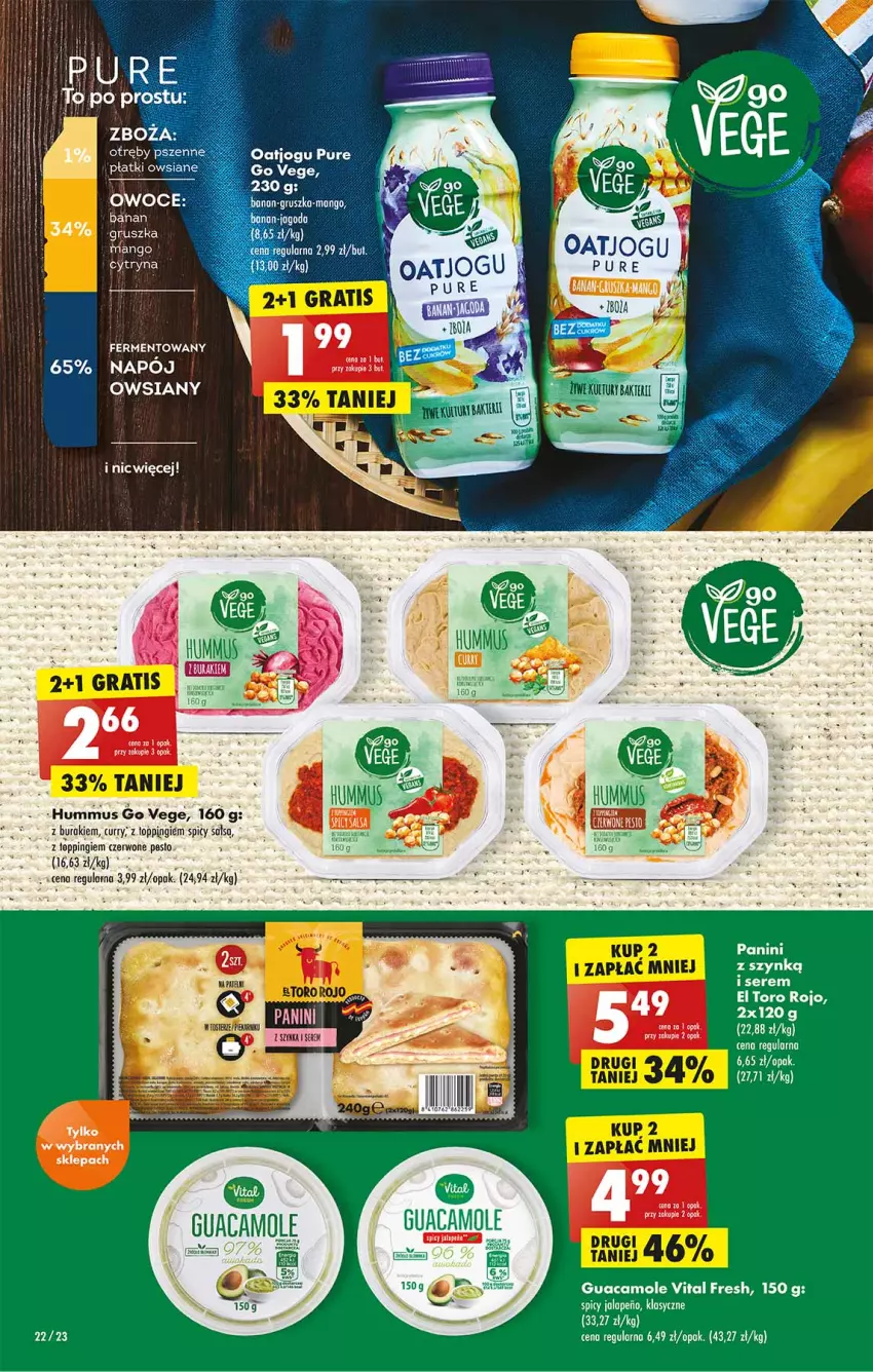 Gazetka promocyjna Biedronka - W tym tygodniu P - ważna 04.07 do 09.07.2022 - strona 22 - produkty: Amol, Buraki, Hummus, Mango, Mus, Oleo, Por, Ser, Top