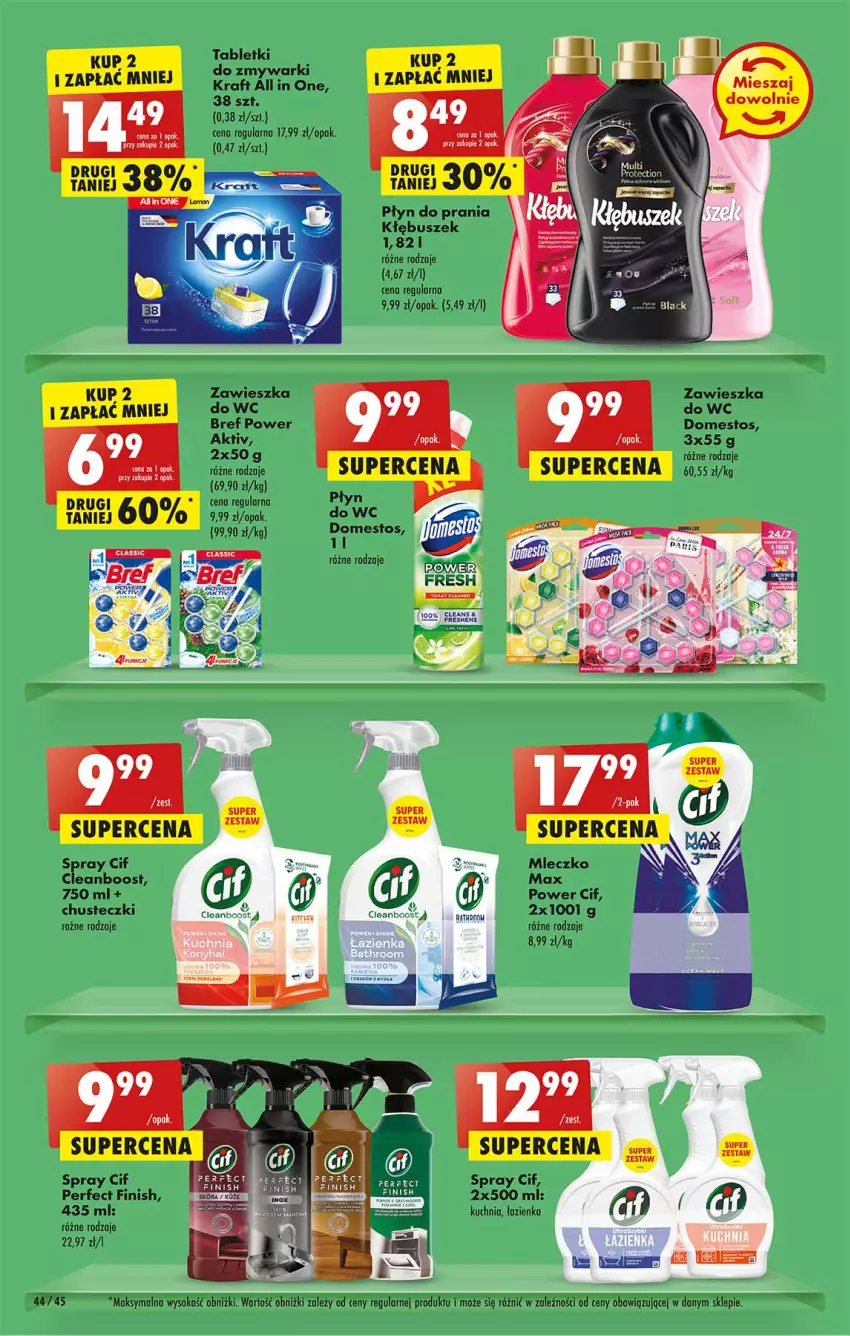 Gazetka promocyjna Biedronka - W tym tygodniu P - ważna 04.07 do 09.07.2022 - strona 44 - produkty: Chusteczki, Cif, Domestos, Kuchnia, Sok