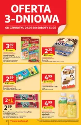 Gazetka promocyjna Auchan - Dobra Zabawa to Poważna Sprawa Supermarket - Gazetka - ważna od 04.06 do 04.06.2025 - strona 2 - produkty: Parówki sokoliki, Sok, Ser, Sokołów, Parówki, Serek, Deser, Napój niegazowany, Napój, Kinder