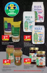 Gazetka promocyjna Auchan - Dobra Zabawa to Poważna Sprawa Supermarket - Gazetka - ważna od 04.06 do 04.06.2025 - strona 3 - produkty: Jabłka prażone, Ryż, Por, Mus, Wafle, Mąka, Mąka pszenna, Jabłka