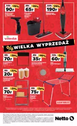 Gazetka promocyjna Netto - Gazetka non food - Gazetka - ważna od 08.01 do 08.01.2022 - strona 8 - produkty: Mop, Gra, Asus, Rama, Mop parowy, Regał, Vileda, Wiadro, Suszarka, Lustro