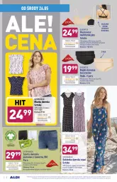 Gazetka promocyjna Aldi - Gazetka - ważna od 29.05 do 29.05.2021 - strona 2 - produkty: Szorty, Majtki, Biustonosz, Wełna, Sukienka, Queentex, Fa