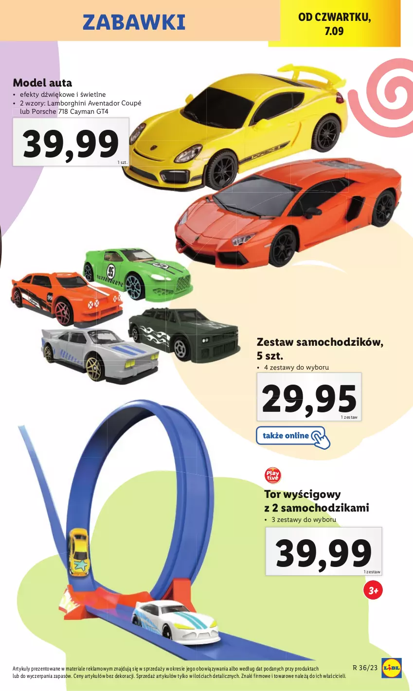 Gazetka promocyjna Lidl - GAZETKA - ważna 04.09 do 09.09.2023 - strona 33 - produkty: Avent, Chodzik, Por, Tor wyścigowy