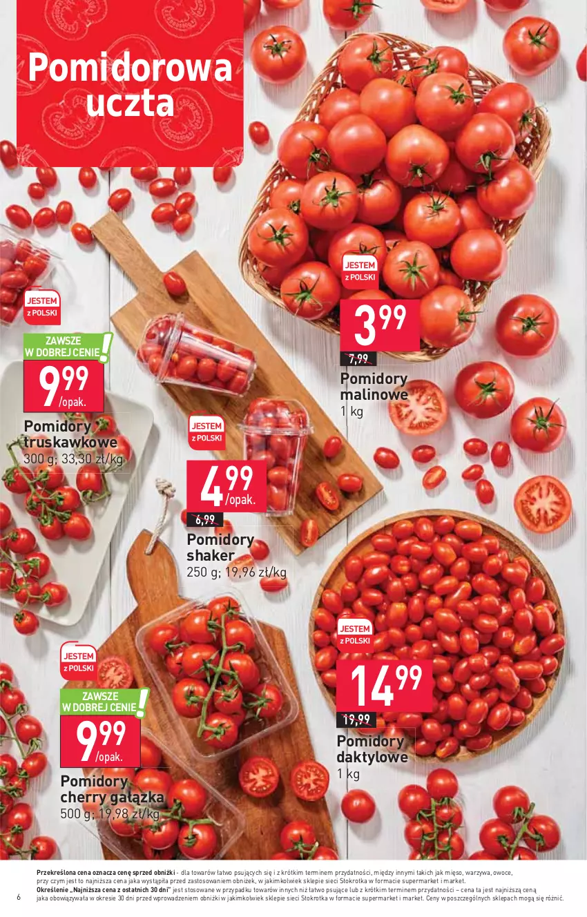 Gazetka promocyjna Stokrotka - Market - ważna 07.09 do 13.09.2023 - strona 10 - produkty: Mięso, Owoce, Pomidory, Warzywa