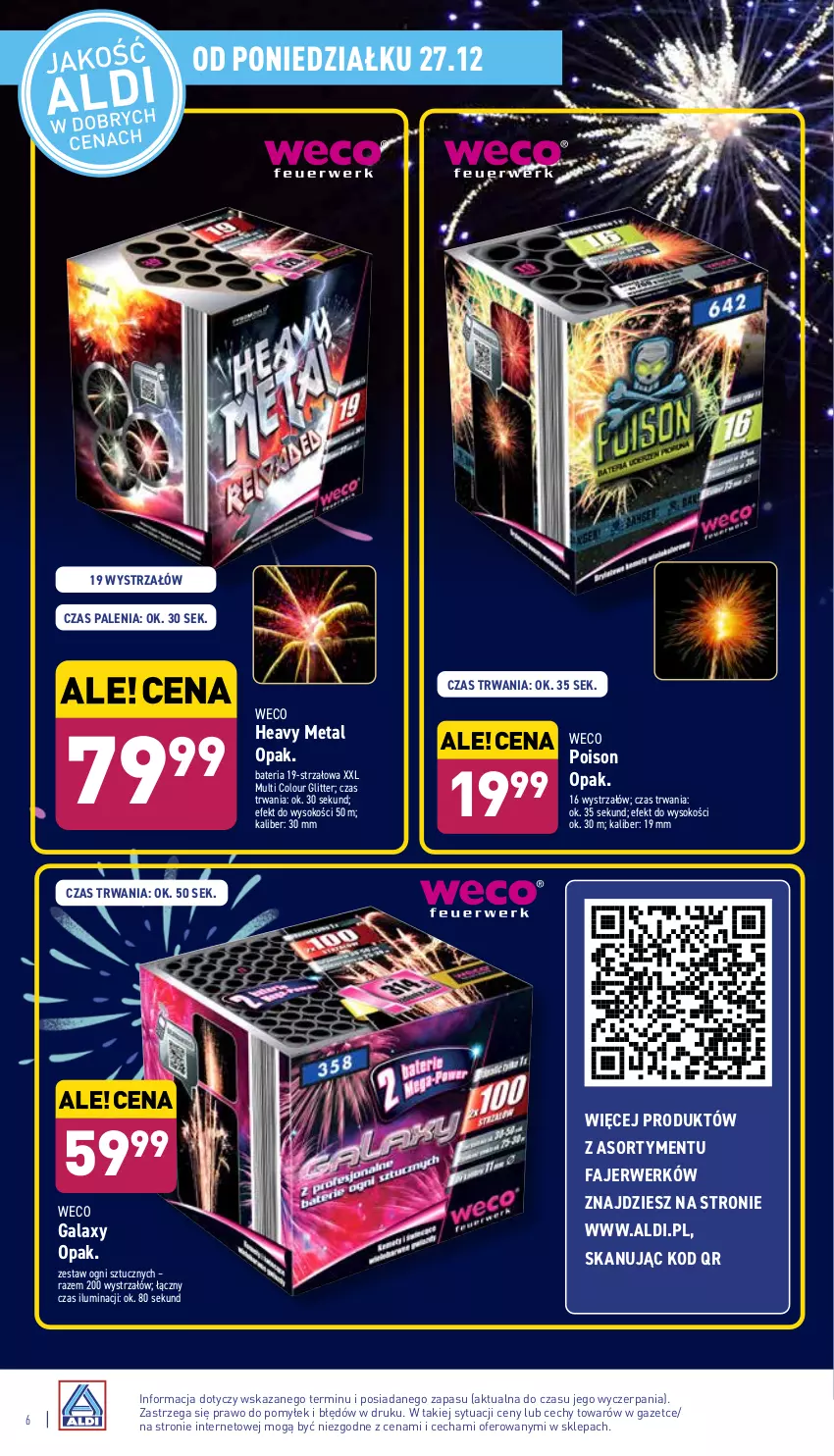 Gazetka promocyjna Aldi - Katalog Moda i Dom - ważna 27.12 do 31.12.2021 - strona 6 - produkty: 5 Sekund, Bateria, Fa, Gala, Sok, Strzałów