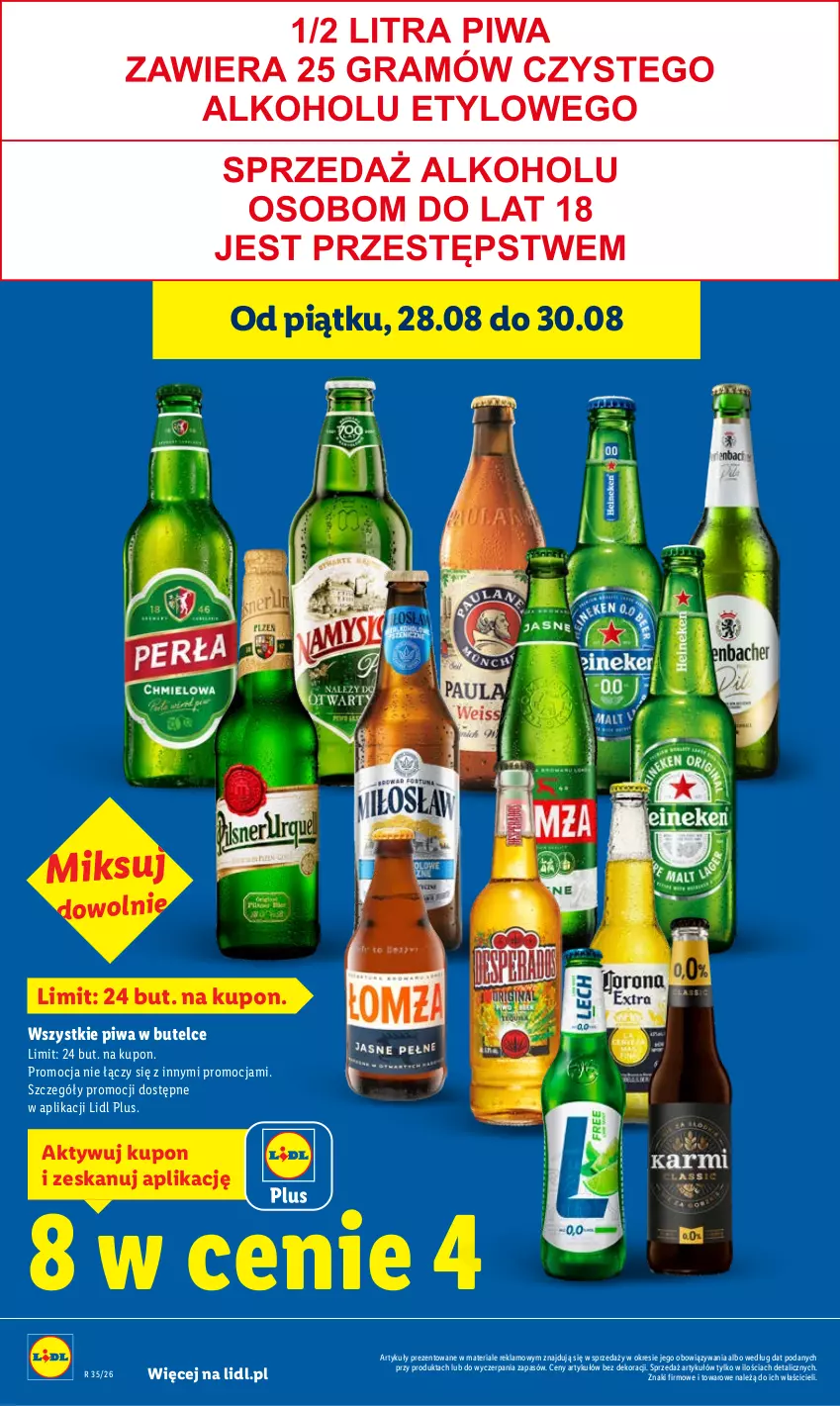 Gazetka promocyjna Lidl - Gazetka ważna od 27.08 do 30.08 - ważna 27.08 do 30.08.2026 - strona 10 - produkty: Piwa