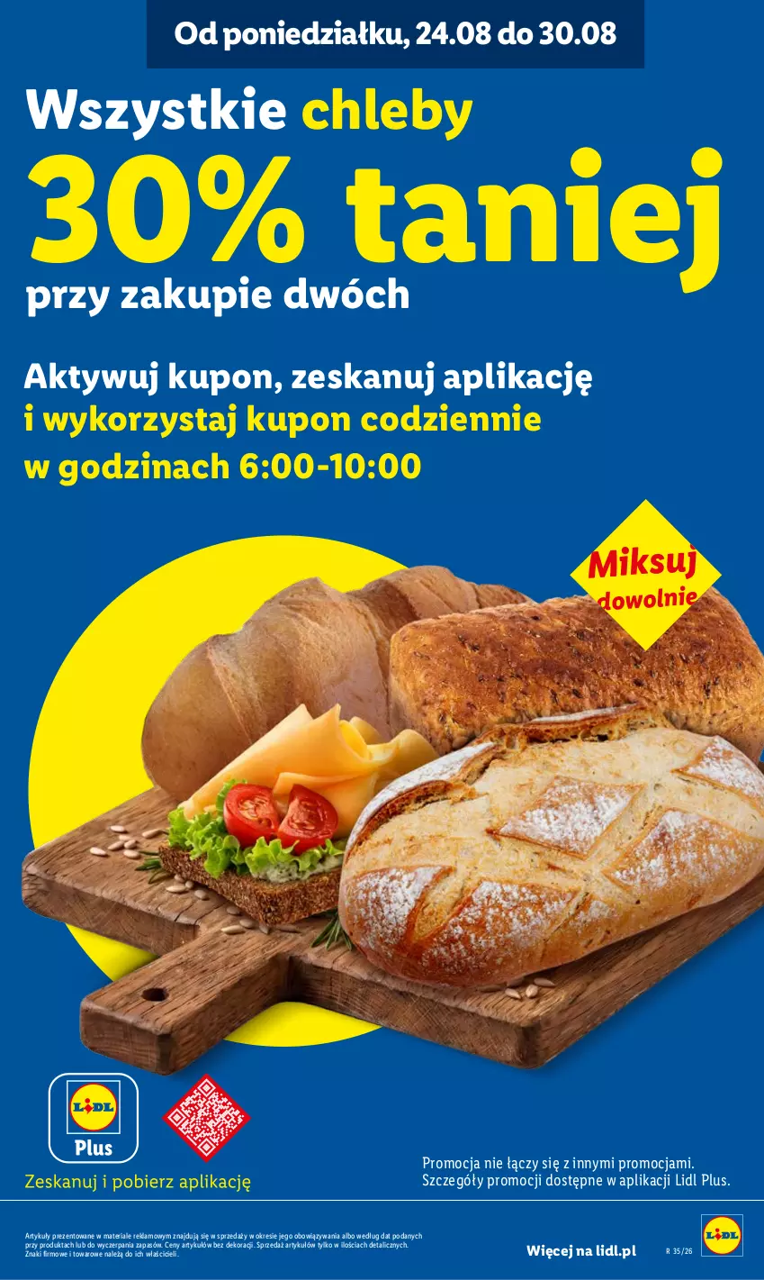 Gazetka promocyjna Lidl - Gazetka ważna od 27.08 do 30.08 - ważna 27.08 do 30.08.2026 - strona 19 - produkty: Chleb