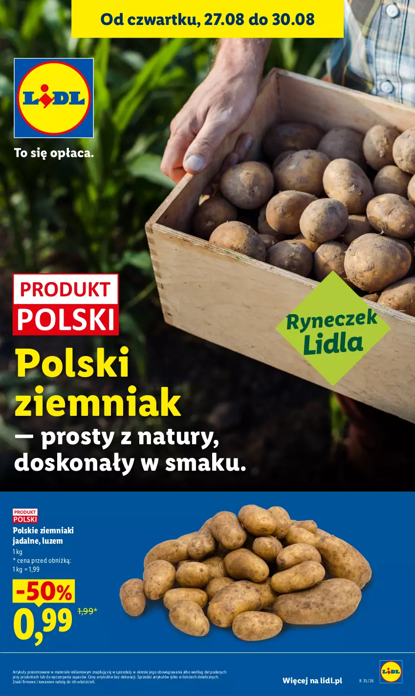 Gazetka promocyjna Lidl - Gazetka ważna od 27.08 do 30.08 - ważna 27.08 do 30.08.2026 - strona 37 - produkty: Ziemniaki