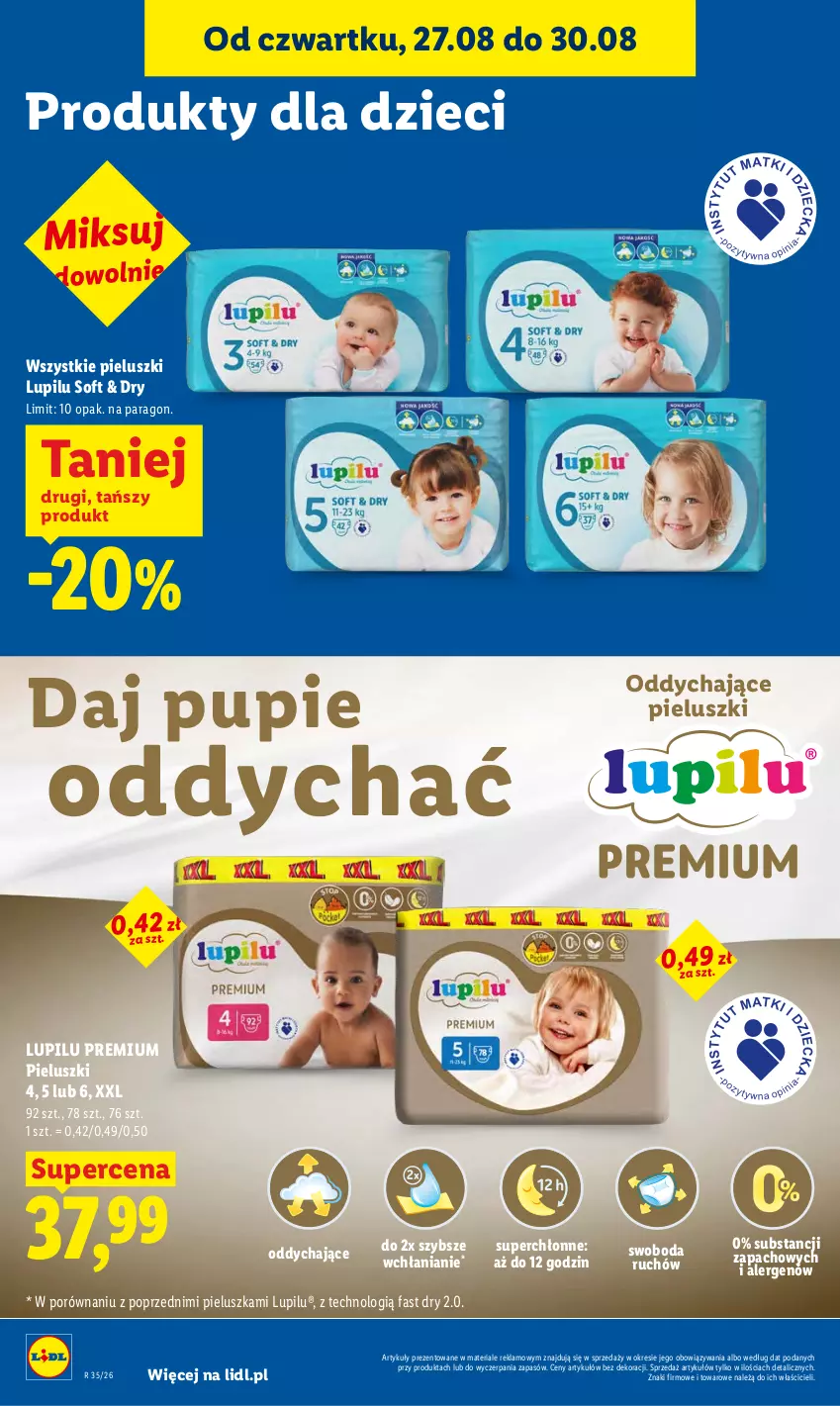 Gazetka promocyjna Lidl - Gazetka ważna od 27.08 do 30.08 - ważna 27.08 do 30.08.2026 - strona 80 - produkty: Dzieci, Fa, Por