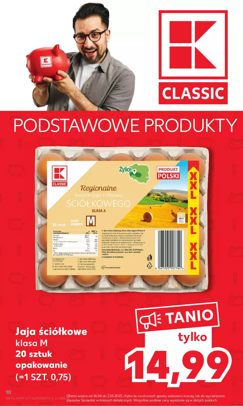 Gazetka promocyjna Kaufland - Gazetka tygodnia - ważna 26.04 do 02.05.2023 - strona 10 - produkty: Jaja