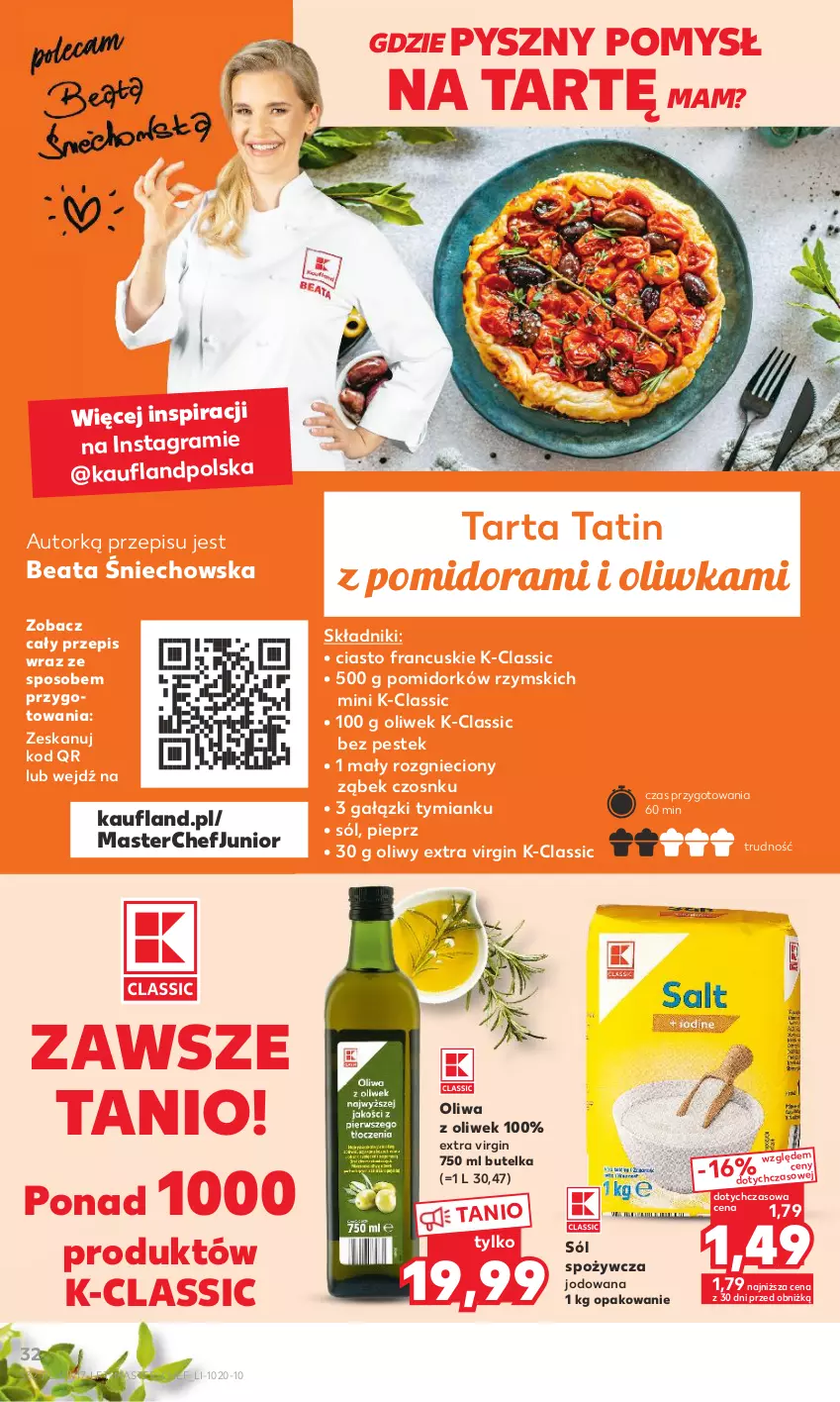 Gazetka promocyjna Kaufland - Gazetka tygodnia - ważna 26.04 do 02.05.2023 - strona 32 - produkty: Ciasto francuskie, Gin, Gra, Oliwa, Oliwa z oliwek, Pieprz, Sól, Stek, Tarta