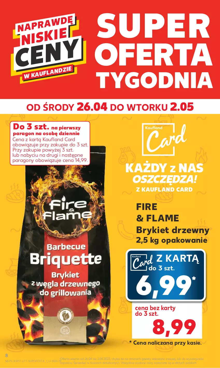 Gazetka promocyjna Kaufland - Gazetka tygodnia - ważna 26.04 do 02.05.2023 - strona 8 - produkty: Brykiet drzewny