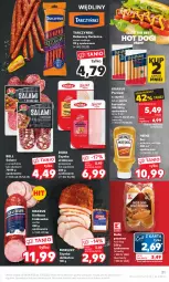 Gazetka promocyjna Kaufland - Gazetka tygodnia - Gazetka - ważna od 02.05 do 02.05.2023 - strona 21 - produkty: Kurczak, Krakus, Sos, Hot dog, Salami, Bell, Kiełbasa krakowska, Parówki, Parówki z szynki, Duda, Szynka, Tarczyński, Morliny, Kabanos, Kiełbasa, Heinz