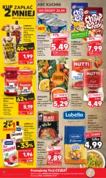 Gazetka promocyjna Kaufland - Gazetka tygodnia - Gazetka - ważna od 02.05 do 02.05.2023 - strona 30 - produkty: Lubella, Makaron, Dawtona, Sos, Gra, Zupa, Bell, Kawa, Dżem, Owsianka, Tuńczyk, Baton, Bella, Flaki, Olej, Pomidory