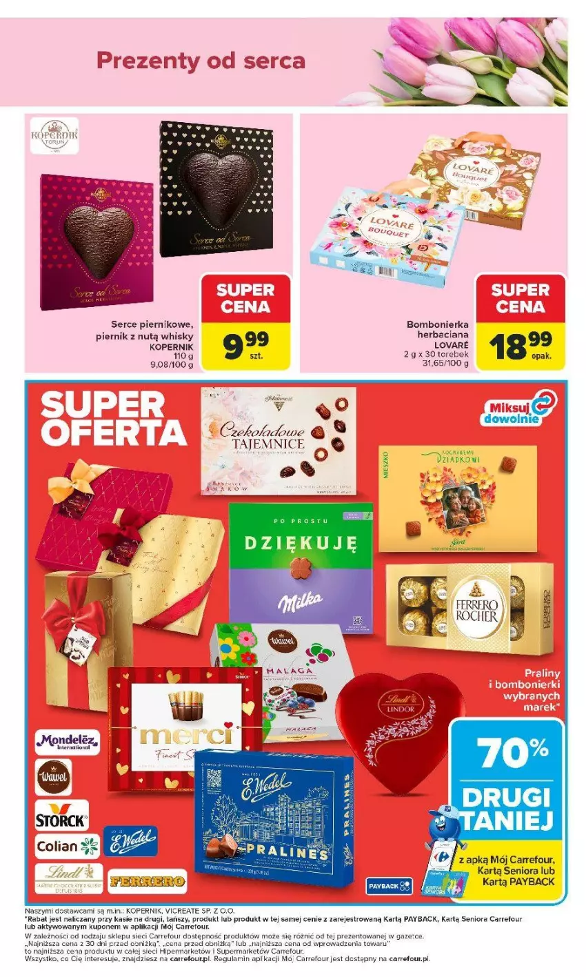 Gazetka promocyjna Carrefour - Gazetka Dzień Babci i Dziadka - ważna 19.01 do 25.01.2026 - strona 3 - produkty: Ferrero, Ferrero Rocher, Piernik, Ser, Whisky