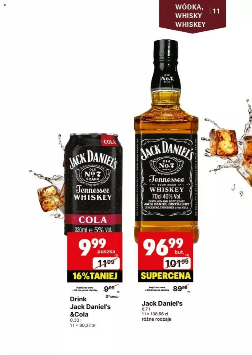 Gazetka promocyjna Delikatesy Centrum - ważna 20.05 do 02.06.2024 - strona 3 - produkty: Jack Daniel's, Whiskey, Whisky, Wódka