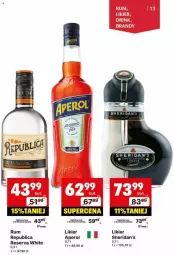 Gazetka promocyjna Delikatesy Centrum - Gazetka - ważna od 02.06 do 02.06.2024 - strona 5 - produkty: Rum, Sheridan's, Likier, Aperol