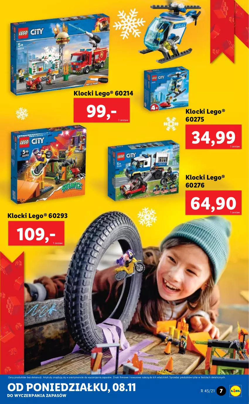 Gazetka promocyjna Lidl - GAZETKA - ważna 08.11 do 15.11.2021 - strona 7 - produkty: Klocki, LEGO