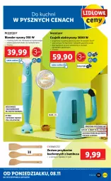 Gazetka promocyjna Lidl - GAZETKA - Gazetka - ważna od 15.11 do 15.11.2021 - strona 13 - produkty: Sok, Gin, Blender ręczny, Blender, Czajnik elektryczny, Czajnik, Termos