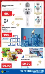 Gazetka promocyjna Lidl - GAZETKA - Gazetka - ważna od 15.11 do 15.11.2021 - strona 4 - produkty: Piec, Por, Gra, Głośnik, Mikrofon, Puzzle, Kabel USB, Tran, Sport, Dzieci