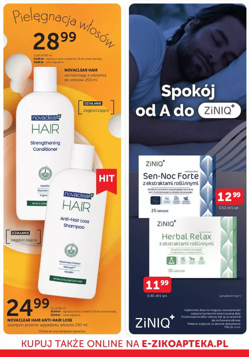 Gazetka promocyjna Ziko - Gazetka Ziko Dermo - ważna 26.03 do 08.04.2026 - strona 14 - produkty: Apteka, Odżywka, Szampon