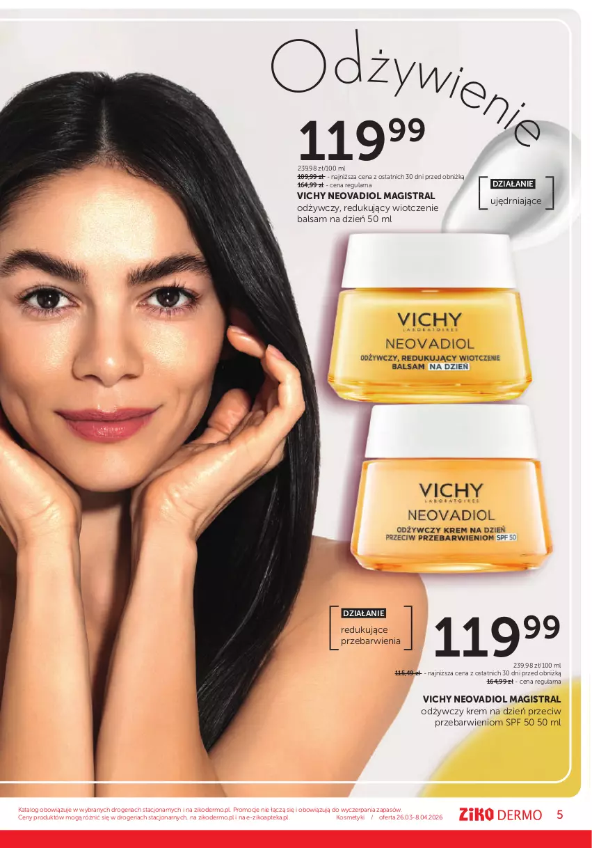 Gazetka promocyjna Ziko - Gazetka Ziko Dermo - ważna 26.03 do 08.04.2026 - strona 5 - produkty: Apteka, Krem na dzień, Vichy