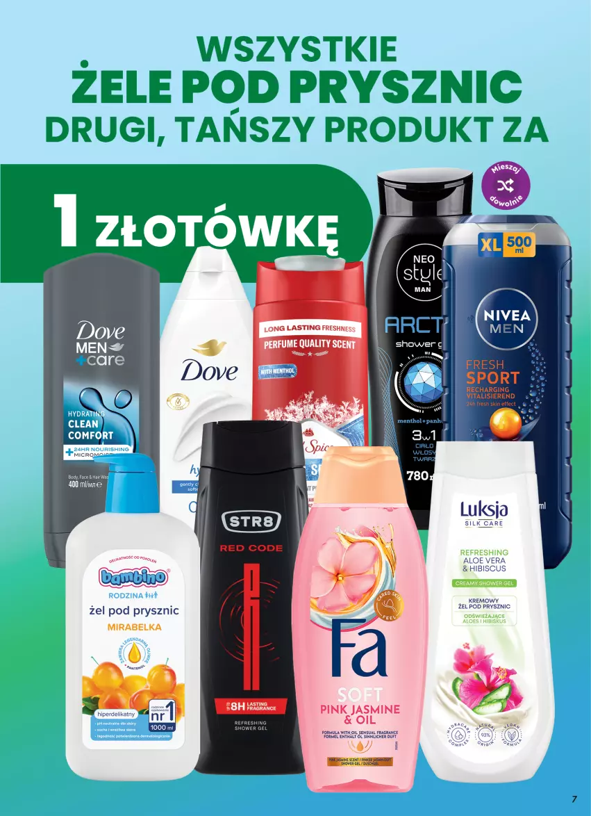 Gazetka promocyjna Dino - Weekendowe okazje - ważna 02.10 do 03.10.2026 - strona 7 - produkty: Aloe vera, Body, Dove, Fa, Gra, Luksja, Perfum, Sensual