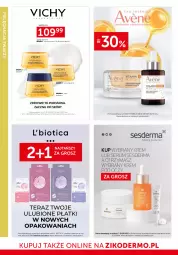 Gazetka promocyjna Ziko - Gazetka Ziko Dermo - Gazetka - ważna od 01.10 do 01.10.2025 - strona 12 - produkty: Ser, Rum, Tera, Serum, Krem pod oczy, Avène, Sesderma