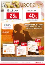 Gazetka promocyjna Ziko - Gazetka Ziko Dermo - Gazetka - ważna od 01.10 do 01.10.2025 - strona 15 - produkty: Por, Mus, Biokap, Iwostin, Szampon, Okap