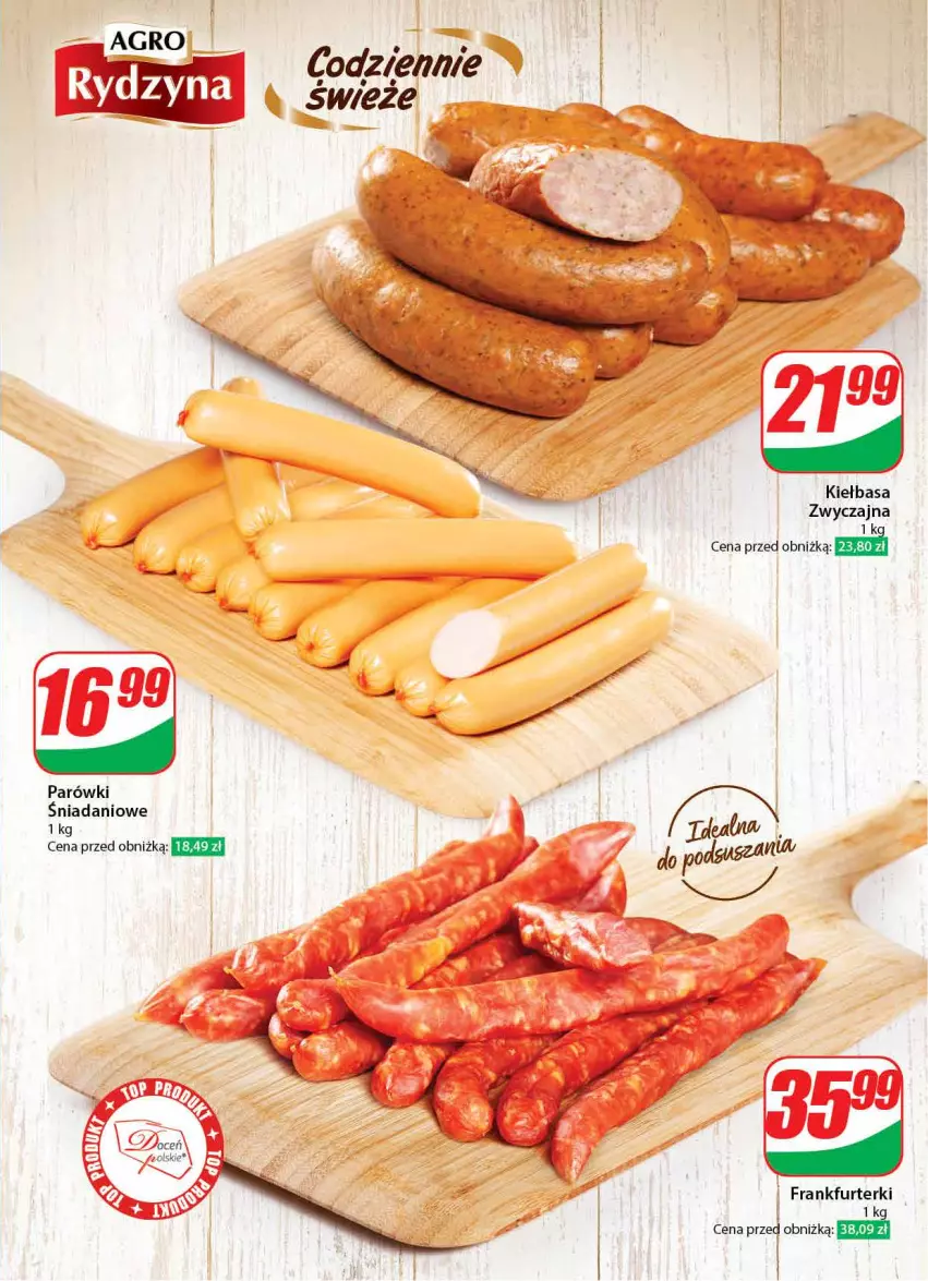 Gazetka promocyjna Dino - Gazetka 1 - ważna 04.01 do 05.01.2024 - strona 27 - produkty: Danio, Frankfurterki, Kiełbasa