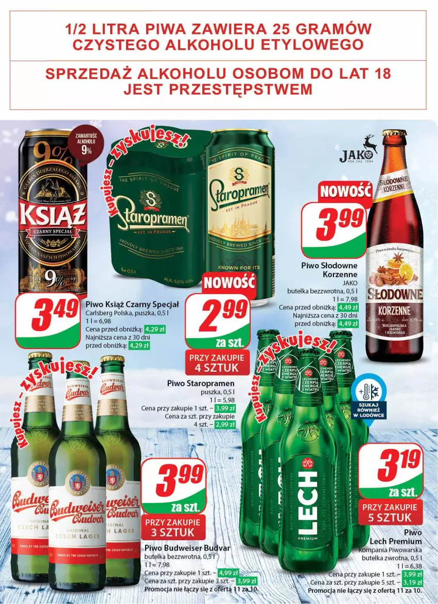 Gazetka promocyjna Dino - Gazetka 1 - ważna 04.01 do 05.01.2024 - strona 40 - produkty: Carlsberg, Lech Premium, Piwo, Por, Ser