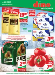 Gazetka promocyjna Dino - Gazetka 1 - Gazetka - ważna od 05.01 do 05.01.2024 - strona 1 - produkty: Piwo, JBL, Kawa mielona, Kawa, Mocca Fix Gold, Woseba, Masło