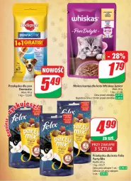 Gazetka promocyjna Dino - Gazetka 1 - Gazetka - ważna od 05.01 do 05.01.2024 - strona 51 - produkty: Kurczak, Mokra karma, Por, Gin, Whiskas, Mars, Galaretka, Przysmaki, Felix, Gala, Fa