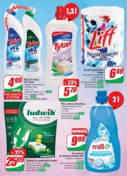 Gazetka promocyjna Dino - Gazetka 1 - Gazetka - ważna od 05.01 do 05.01.2024 - strona 55 - produkty: Ludwik, Papier, Tablet, Ręcznik, Tytan, Płyn do mycia, Zmywarki, Tabletki do zmywarki