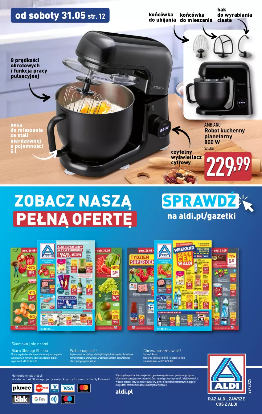 Gazetka promocyjna Aldi - Artykuły przemysłowe i tekstylia - ważna 28.05 do 31.05.2025 - strona 14 - produkty: Biuro, O nas, Por, Robot