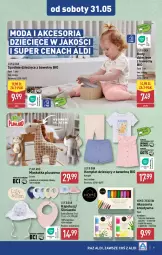 Gazetka promocyjna Aldi - Artykuły przemysłowe i tekstylia - Gazetka - ważna od 31.05 do 31.05.2025 - strona 9 - produkty: Sok, Body, Maskotka pluszowa, Wełna, Moda, Dzieci, Spodnie, Fa