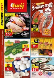 Gazetka promocyjna Twoj Market - Gazetka - ważna od 14.05 do 14.05.2024 - strona 1 - produkty: Piec, Gra, Węgiel drzewny, Lody, Pieczarka, Grill, Fa