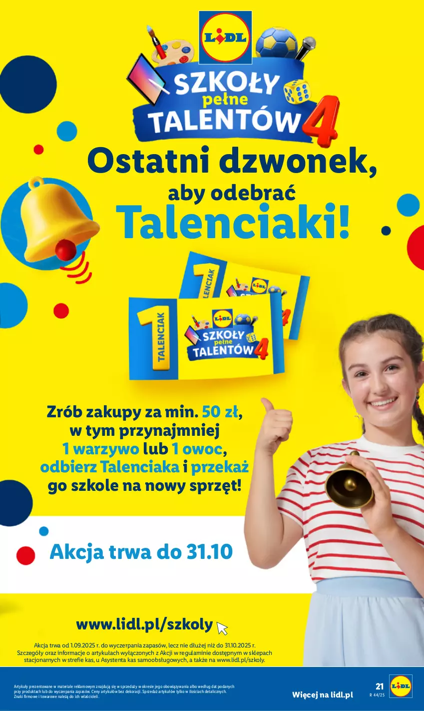 Gazetka promocyjna Lidl - GAZETKA - ważna 30.10 do 31.10.2025 - strona 21 - produkty: Dzwonek