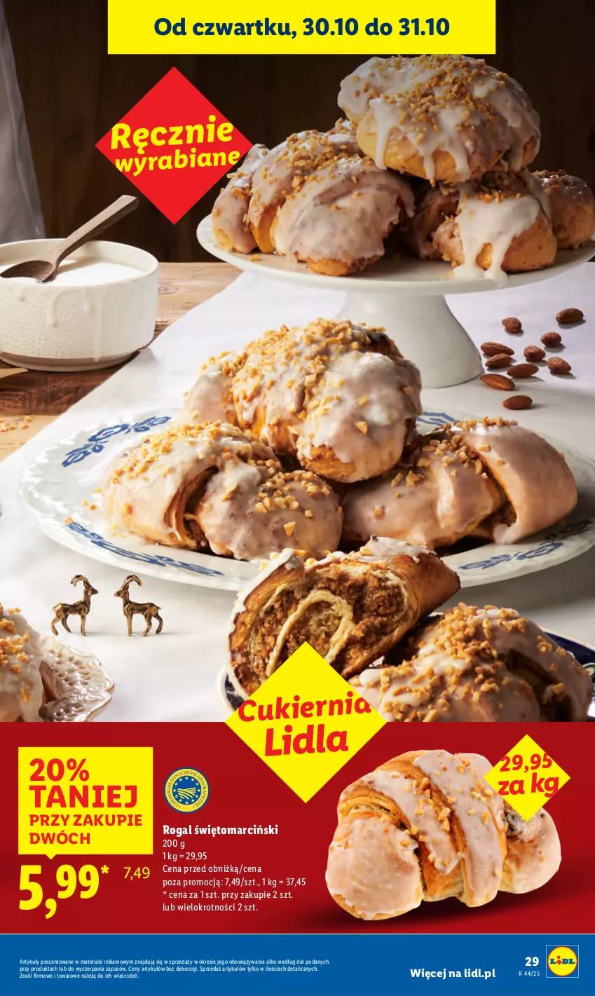 Gazetka promocyjna Lidl - GAZETKA - ważna 30.10 do 31.10.2025 - strona 31 - produkty: Cukier, Rogal