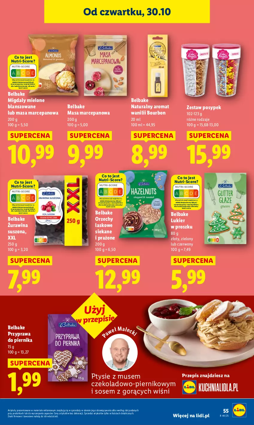Gazetka promocyjna Lidl - GAZETKA - ważna 30.10 do 31.10.2025 - strona 57 - produkty: Bourbon, Migdały, Mus, Piernik, Sos, Wazon