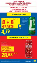 Gazetka promocyjna Lidl - GAZETKA - Gazetka - ważna od 31.10 do 31.10.2025 - strona 19 - produkty: Gra, Warka, Lech Premium