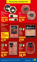 Gazetka promocyjna Lidl - GAZETKA - Gazetka - ważna od 31.10 do 31.10.2025 - strona 41 - produkty: Ser, Salami, Mortadella, Brie, Bresaola, Dell, Ser pleśniowy, Kiełbasa