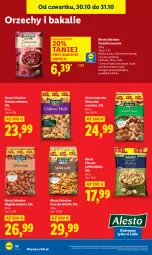 Gazetka promocyjna Lidl - GAZETKA - Gazetka - ważna od 31.10 do 31.10.2025 - strona 54 - produkty: Orzechy włoskie, Pistacje, Migdały łuskane, Migdały