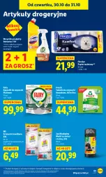 Gazetka promocyjna Lidl - GAZETKA - Gazetka - ważna od 31.10 do 31.10.2025 - strona 65 - produkty: Domestos, Jan Niezbędny, Frosch, Cif, Papier, Tablet, Worki na śmieci, Papier toaletowy, Worki na śmiec, Fairy, Zmywarki, Flora, Bryza, Tabletki do zmywarki, Fa