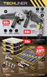 Gazetka promocyjna Netto - Od Czwartku Przemysłowa - Gazetka - ważna od 10.09 do 10.09.2025 - strona 4 - produkty: Gra, Wiertarka, Szlifierka kątowa, Organizer, Tarka, Torba, Szlifierka